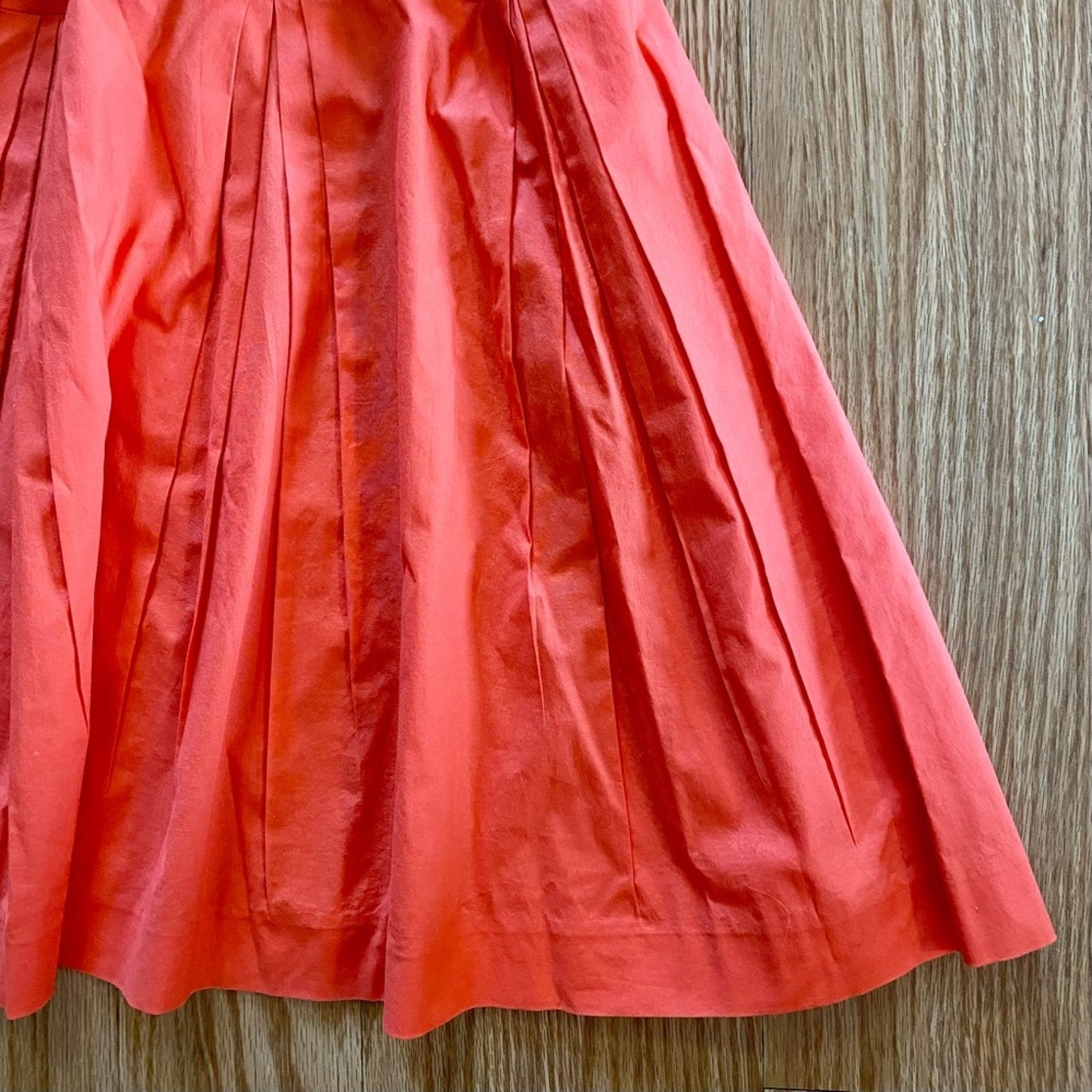 Shoshanna Designer Fit & Flare Pink Midi Party Dress Womens 10