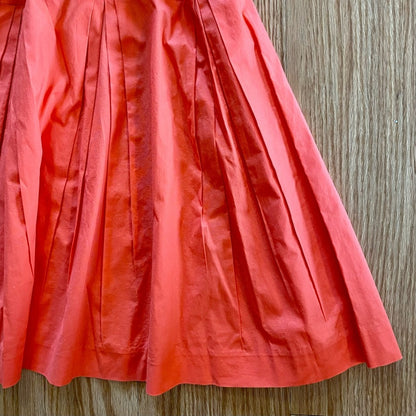 Shoshanna Designer Fit & Flare Pink Midi Party Dress Womens 10