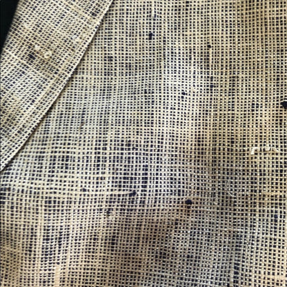 Clare Joseph Vintage Blue White Textured Blazer Womens 4 Small