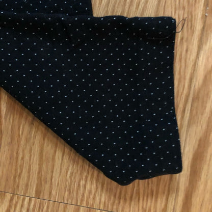 Anne Klein Slim Black White Polka Dot Chino Ankle Pants Womens 4