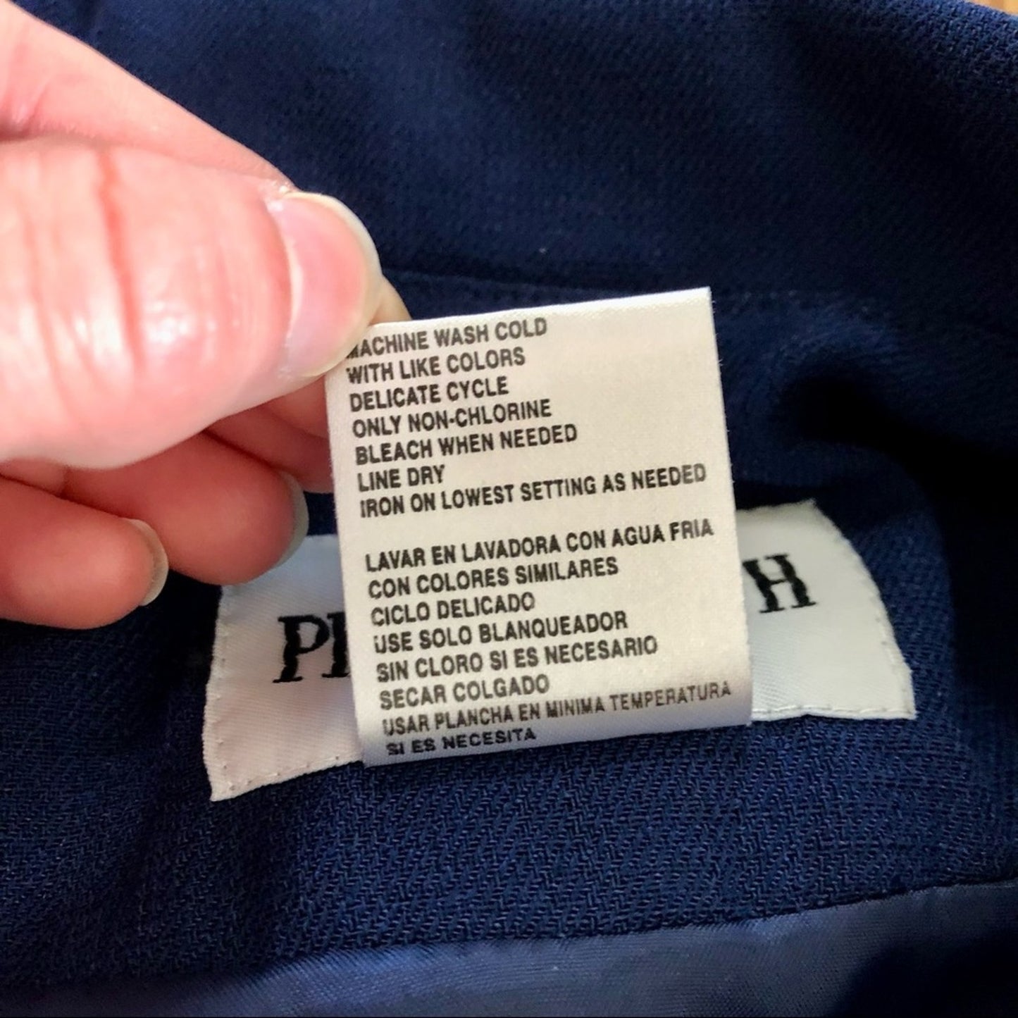 Plaza South Vintage Blue Zip Bomber Shacket Womens 10 Medium