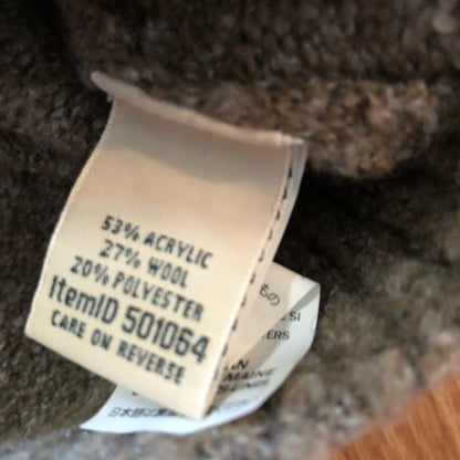 L.L. Bean Brown Wool Cowl Sweater Womens Medium Petite
