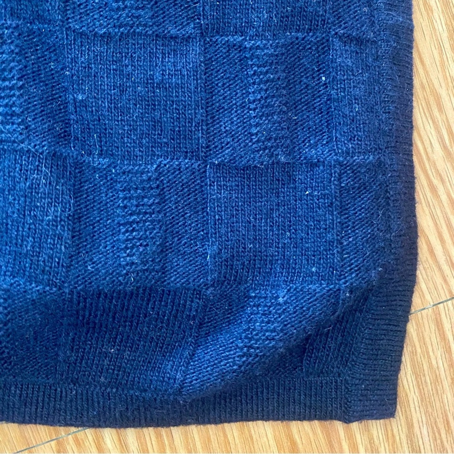 Draper James Blue Wool Cashmere Sweater Cardigan Womens Medium / Large