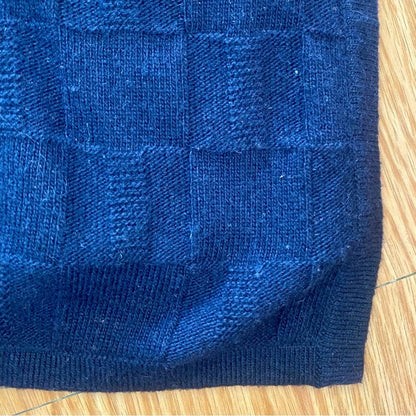 Draper James Blue Wool Cashmere Sweater Cardigan Womens Medium / Large